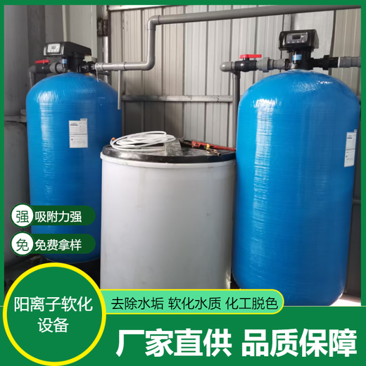 2吨锅炉去离子软化水装置河南许昌软化水设备反渗透软化设备