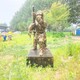 消防員雕塑圖