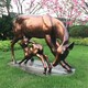 鹿雕塑圖