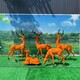 鹿雕塑小动物雕塑厂家图