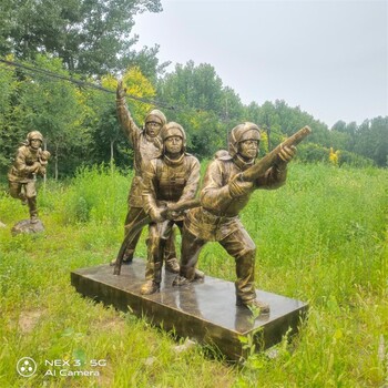 曲陽消防戰(zhàn)士雕塑消防主題雕塑加工廠家