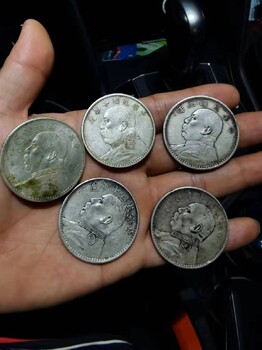 杭州益農(nóng)鎮(zhèn)上門(mén)回收大頭小頭銀元信譽(yù)收船洋銀元白洋錢(qián)