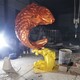 不锈钢镂空鲤鱼雕塑图