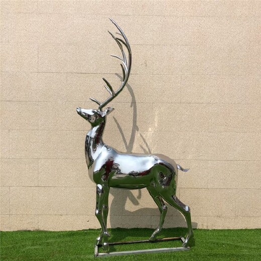 北京不锈钢鹿雕塑销售