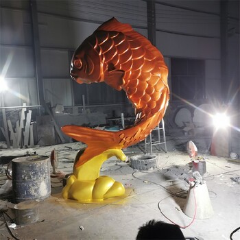 鲤鱼跃龙门雕塑定做厂家