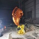 不锈钢鲤鱼雕塑厂家图