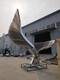 重庆不锈钢翅膀雕塑图
