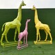 唐韵园林不锈钢几何长颈鹿雕塑,河北公园不锈钢切面长颈鹿雕塑加工产品图