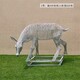钢丝焊接鹿雕塑图