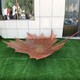北京不锈钢树叶雕塑图