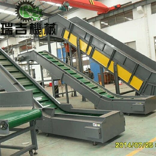 淮安皮帶爬坡機,爬坡皮帶輸送線