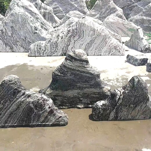 唐韵园林自然石,宁夏公园景观石制作