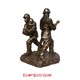 消防戰士雕塑圖