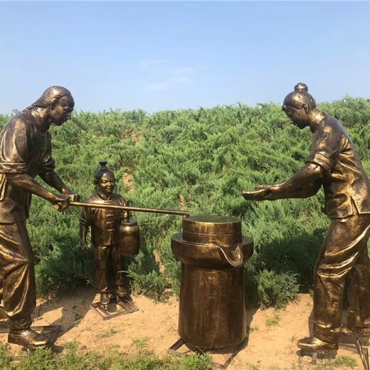唐韻農(nóng)耕文化雕塑,新疆農(nóng)耕人物雕塑廠家