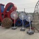 天津不銹鋼蒲公英雕塑圖