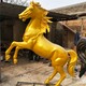 铜马雕塑图