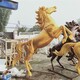 曲陽供應玻璃鋼馬雕塑圖
