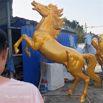 玻璃鋼馬雕塑制作加工廠