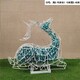 縣創(chuàng)意不銹鋼鹿雕塑圖