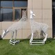 不锈钢鹿雕塑订制图