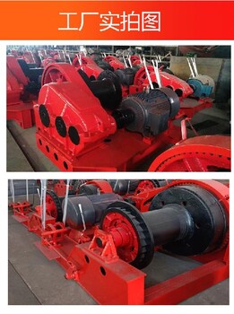9噸卷揚機沖孔打樁機橋梁機械絞車團隊研發生產
