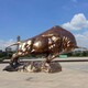 耕牛雕塑圖