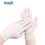安思尔Ansell456X一次性乳胶无粉加厚家务清洁美容手套