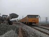 小型铁路石砟卸料车操作流程铁路老K车