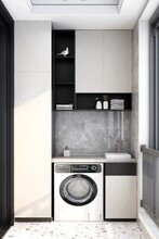 西安全鋁洗衣柜商家聯系方式圖片