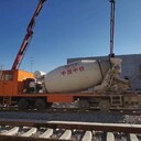 銘興機械地鐵隧道施工混凝土攪拌車,撫州軌道混凝土攪拌罐車鐵路軌道攪拌車平板車租賃