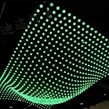 迪邇3D陣列升降球DMX512矩陣球酒吧演出婚慶動態(tài)裝置