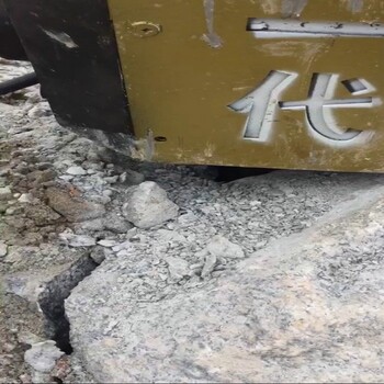江苏泰州竖井开挖碎石机劈裂机