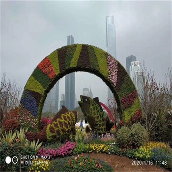 復興區春節綠雕源頭工廠圖片
