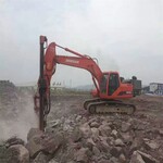 广东河源土石方爆破工程挖改潜孔钻机