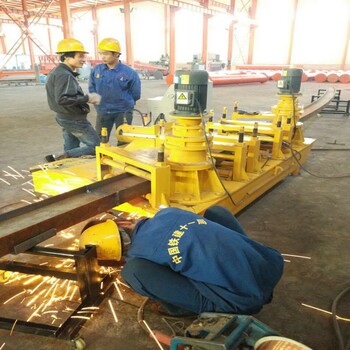河南新乡厂房建设H型钢弯拱机