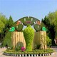 春节绿雕制作厂家图