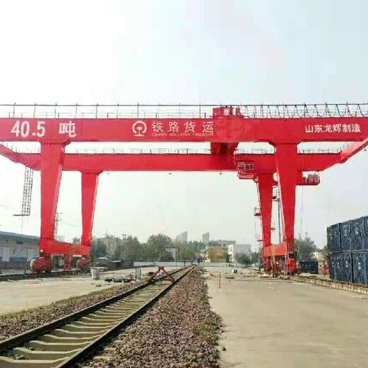 山東集裝箱龍門吊供應商,門式起重機廠家價格