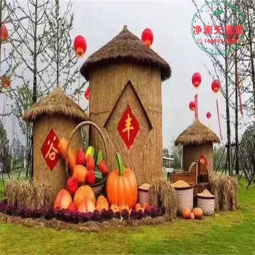 六合區(qū)油菜花節(jié)稻草工藝品制作廠家