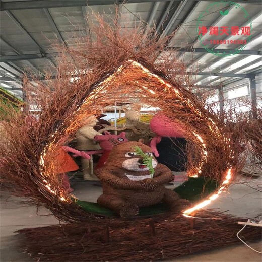 盧龍縣油菜花節(jié)稻草工藝品制作廠家