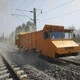 铁路石砟卸料车图