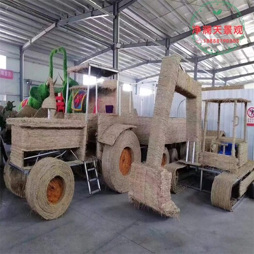 大廠(chǎng)縣油菜花節稻草工藝品圖片