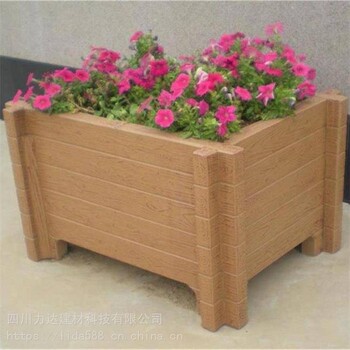 廠家生產(chǎn)銷售木紋花箱四川力達(dá)建材