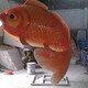 海口动物鲤鱼雕塑厂产品图
