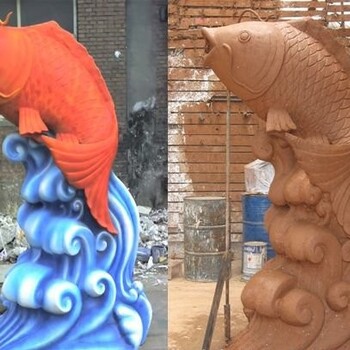 葫芦岛鲤鱼雕塑