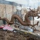 中国龙雕塑图