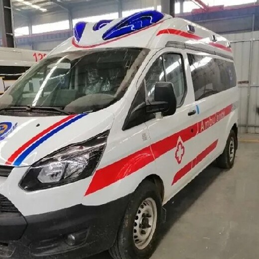 珠海长途救护车转运价格/福特V348豪华型/急救车包车