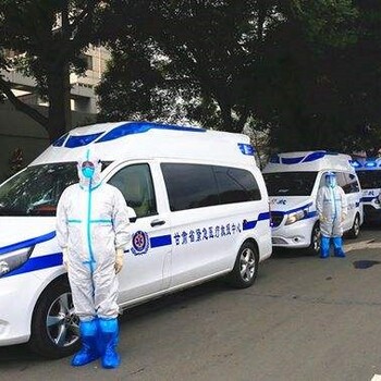武汉正规120救护车转运机构/福特V348豪华型/急救车包车