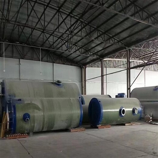 一体化泵站玻璃钢,一体化污水提升泵站生产厂家