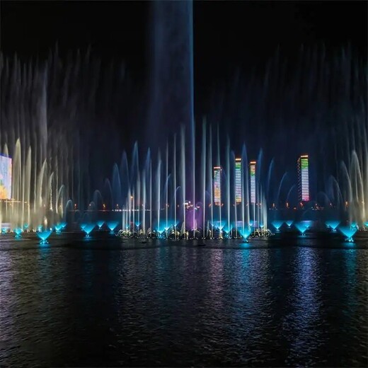 广安商业街音乐喷泉安装,(水雾环保，水景喷泉公司）