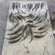 方形魚群雕塑圖